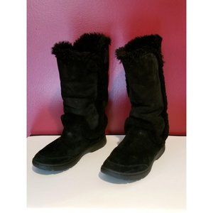 UGG Brand Lambskin Black Boots